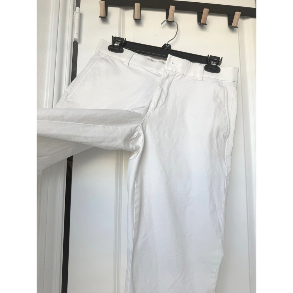 Michael Kors Mens White Slim Fit Chino Pants 29W x 30L Stretch Cotton Trousers - Picture 5 of 7